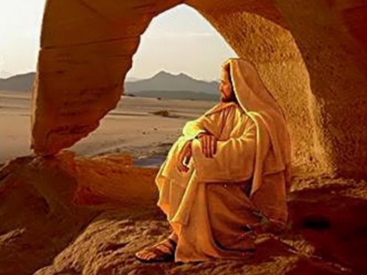 &quot;In quel tempo, lo Spirito sospinse Gesù nel deserto e vi rimase quaranta giorni, tentato da Satana.&quot;